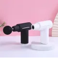 Массажный пистолет для ударного массажа MASSAGE GUN XY-17 · Портативный массажер с подогревом и 6 насадками для всех групп мышц
