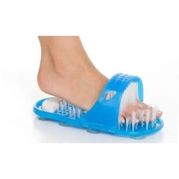 Массажный тапочек Easy Feet ∙ Щётка - массажер для ног с пемзой, на присосках