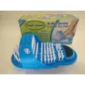 Массажный тапочек Easy Feet ∙ Щётка - массажер для ног с пемзой, на присосках