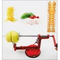Машинка для спиральной нарезки картофеля Spiral Potato Slicer ∙ Картофелерезка ∙ Овощерезка ∙ Мультирезка спиралью