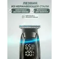 Машинка для стрижки AND KM-2273 чорна • Акумуляторний тример для волосся, бороди, вусів, скронь та окантування