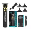 Машинка для стрижки VGR V-082 для волос и бороды • Аккумуляторный триммер с USB-зарядкой, насадками 1/2/3 мм и лезвиями из нержавеющей стали