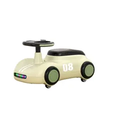 Машинка-каталка ретро зелёная X-626 • Детский толокар-беговел для малышей от 1 года с устойчивой конструкцией, удобным сиденьем и колесами для дома и улицы