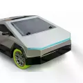 Машинка на радиоуправлении ProjectX DT-345 серая • Радиоуправляемый автомобиль ProjectX Tesla Cybertruck Pickup DT-345 с пультом дистанционного управления и аккумуляторным питанием