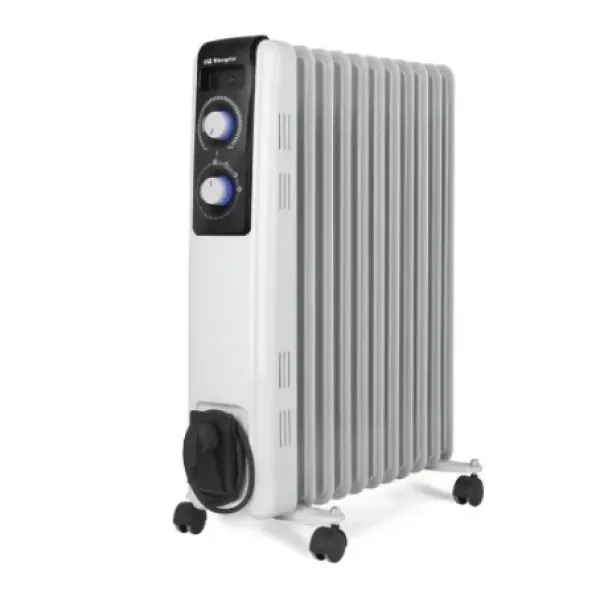Масляный радиаторный обогреватель DSP KD3021 ∙ Портативная передвижная батарея для дома, 2000 Вт