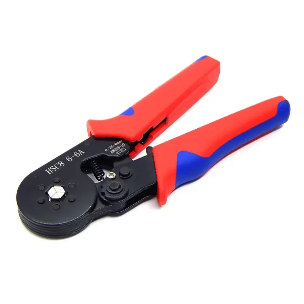 Обжим втулочных и штырьковых кабельных наконечников • Механический инструмент с храповым механизмом HSC8 6-4