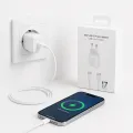 Сетевое зарядное устройство 26X-199 35W USB-C белое • Адаптер быстрой зарядки 26X-199 с кабелем Type-C–Type-C 1 м для смартфонов и USB-C устройств