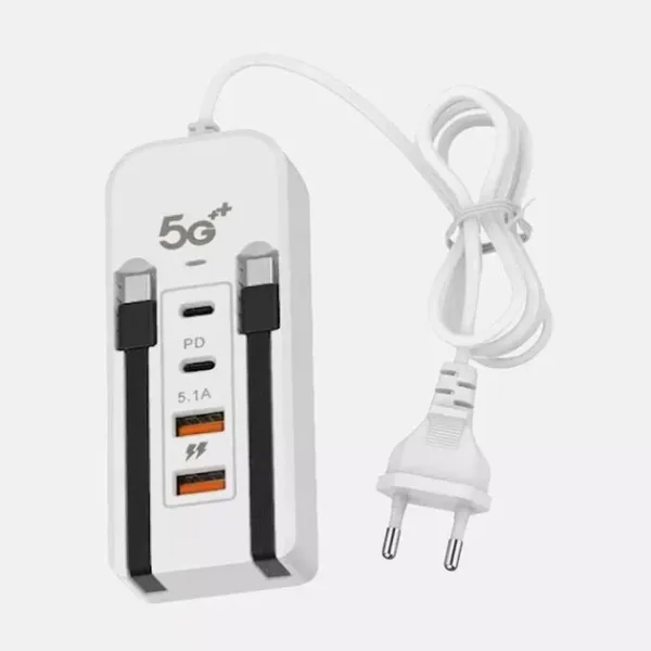 Сетевое зарядное устройство 26X-200 66W на 2 USB • Универсальный зарядный адаптер 26X-200 с быстрой зарядкой двух устройств для смартфонов и гаджетов