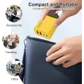 Сетевое зарядное устройство 26X188 120 Вт GaN желтое • Быстрое зарядное устройство 26X188 на 6 портов Fast Charge для смартфонов и гаджетов