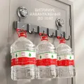 Металлическая вешалка на дверь Storage rack AND 101-20 черная • Навесные крючки в стиле ЛОФТ для одежды, полотенец, сумок и аксессуаров