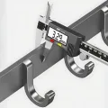 Металлическая вешалка на дверь Storage rack AND 101-20 черная • Навесные крючки в стиле ЛОФТ для одежды, полотенец, сумок и аксессуаров