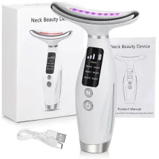 Микротоковый массажер Neck Beauty Device 26X-328 • Массажер для лица, шеи и тела с микротоками для домашнего ухода за кожей Микротоковый массажер Neck Beauty Device 26X-328 • Массажер для лица, шеи и тела с микротоками для домашнего ухода за кожей
