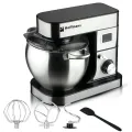 Миксер-тестомес Hoffmans HM-8081 1600 Вт • Профессиональный планетарный кухонный миксер с чашей 12 л для теста и выпечки