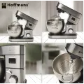 Миксер-тестомес Hoffmans HM-8081 1600 Вт • Профессиональный планетарный кухонный миксер с чашей 12 л для теста и выпечки