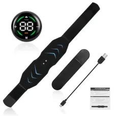 Миостимулятор для мышц пресса EMS+ Пояс – массажер с электроимпульсами · USB зарядка