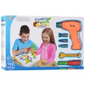 Мозаика конструктор с шуруповертом Creative Puzzle 193 детали CG01 PR4