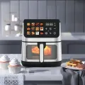 Мультипечь без масла с LED-дисплеем, грилем, выпечкой и регулировкой температуры ∙ Аэрофритюрница DOMOTEC MS-3224 12 л 4500 Вт