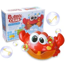Музыкальный Краб – пенообразователь Bubble Crab · Игрушка для ванны Генератор мыльных пузырей · Краб – пузырь на батарейках