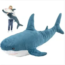 Мягкая игрушка Акула 80см ∙ Детская плюшевая игрушка-обнимашка Акула