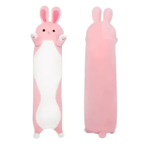 Мягкая игрушка-подушка Заяц 70см ∙ Детская плюшевая игрушка-обнимашка Заяц