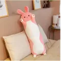 Мягкая игрушка-подушка Заяц 70см ∙ Детская плюшевая игрушка-обнимашка Заяц
