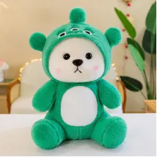 Мягкая игрушка Мишка – Пришелец в костюме кигуруми · Плюшевый медвежонок Глазастик, 40 см
