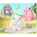 Мягкая игрушка Зайка Музыкальная детская плюшевая игрушка Зайчик с подсветкой и звуковыми эффектами