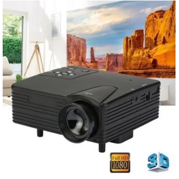 Мини проектор портативный мультимедийный Led Projector W662 H80