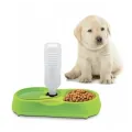 Миска для котов и собак с автоматической поилкой Pet Feeder · Кормушка для домашних животных 2 в 1