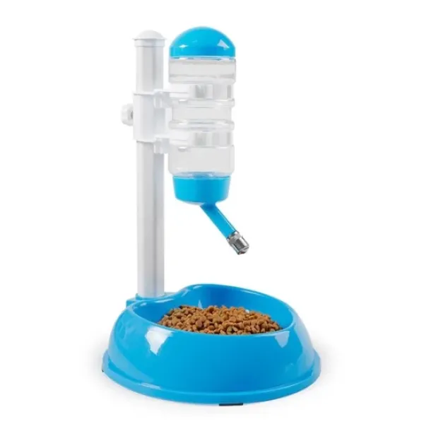 Миска – поилка Сухие Усы Pet Feeder для домашних животных · Кормушка с автоматической поилкой для котов и собак