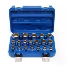 Набір 12-гранних торцевих головок Kraft&Dele KD10348 21 шт 1/2″ • Комплект головок Kraft&Dele KD10348 8–36 мм у кейсі для авто, гаража та ремонту Набір 12-гранних торцевих головок Kraft&Dele KD10348 21 шт 1/2″ • Комплект головок Kraft&Dele KD10348 8–36 мм у кейсі для авто, гаража та ремонту