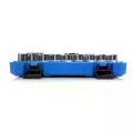 Набір 12-гранних торцевих головок Kraft&Dele KD10348 21 шт 1/2″ • Комплект головок Kraft&Dele KD10348 8–36 мм у кейсі для авто, гаража та ремонту