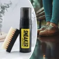 Набір для чищення взуття Sneaker Foam Clean DT-1575 • Комплект для догляду за кросівками Sneaker Foam Clean DT-1575 4 в 1 з очищувальною піною, двома щітками та серветкою з мікрофібри
