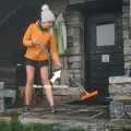 Набор для уборки 26X-253 2в1 • Щетка и совок с длинными ручками для пола, дома, офиса, кухни, балкона и террасы