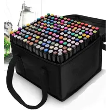 Набор двусторонних художественных маркеров для скетчинга 168 шт / Маркеры для рисования на бумаге Sketch Marker Touch Raven / Подарок художнику