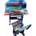 Набор детской мебели Disney Cars бело-голубой • Регулируемая детская парта Disney Cars со стулом, полкой и подставкой для ног