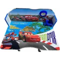 Набор детской мебели Disney Cars бело-голубой • Регулируемая детская парта Disney Cars со стулом, полкой и подставкой для ног