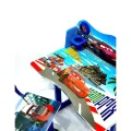 Набор детской мебели Disney Cars бело-голубой • Регулируемая детская парта Disney Cars со стулом, полкой и подставкой для ног