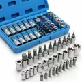 Набор головок New Tools DT-454 34 предмета • Набор торцевых головок New Tools DT-454 Torx и E-Torx 3/8″ в кейсе