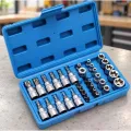 Набор головок New Tools DT-454 34 предмета • Набор торцевых головок New Tools DT-454 Torx и E-Torx 3/8″ в кейсе