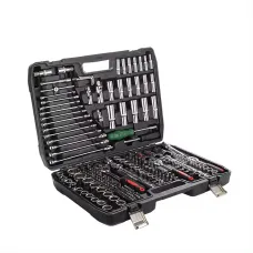 Набор инструментов 216 предметов в кейсе · Универсальный набор ключей, головок, трещеток, бит для дома, гаража, авто