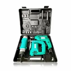 Набор инструментов 3 в 1 Дрель, болгарка и лобзик в кейсе · Комплект электроинструмента KP04853