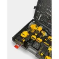 Набор инструментов KAR223 5в1 48V желтый • Аккумуляторный комплект KAR223 48V 6.0Ah с 4 АКБ, 2 зарядками, шуруповертом, гайковертом, перфоратором, болгаркой и отрезной машиной