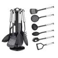 Набор кухонных принадлежностей Edenberg EB-3606, 7 предметов ∙ Аксессуары для приготовления еды с подставкой