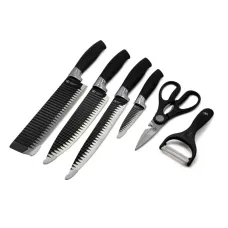 Набор кухонных ножей UNIQUE UN-1821 ∙ Хозяйственные разделочные ножи из нержавеющей стали, 6 предметов Набор кухонных ножей UNIQUE UN-1821 ∙ Хозяйственные разделочные ножи из нержавеющей стали, 6 предметов