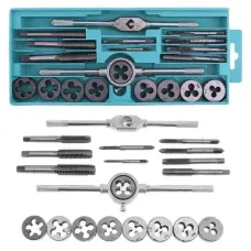 Набор метчиков и плашек • 20 предметов для резьбовых работ ES-20