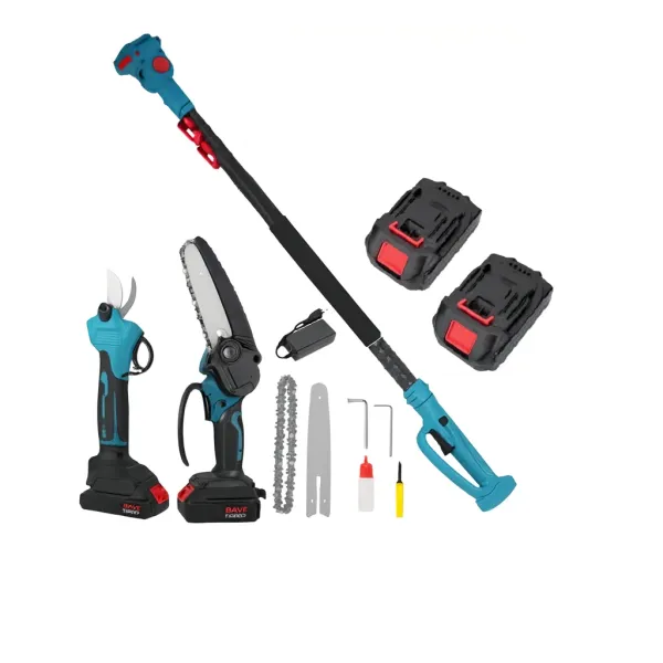 Набор садовых инструментов 3в1 • Мини-пила, секатор и телескопическая штанга для сада