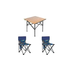 Набор складной мебели Стол + 2 стула для туризма, кемпинга и отдыха · Металлический каркас Набор складной мебели Стол + 2 стула для туризма, кемпинга и отдыха · Металлический каркас