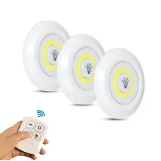 Набор светодиодных светильников LED Control set BL-1012 на батерейках с пультом ДУ, 3 лампы в комплекте Набор светодиодных светильников LED Control set BL-1012 на батерейках с пультом ДУ, 3 лампы в комплекте
