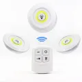 Набор светодиодных светильников LED Control set BL-1012 на батерейках с пультом ДУ, 3 лампы в комплекте
